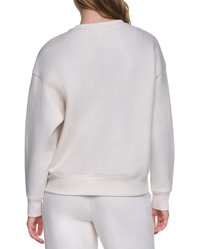 Dkny Pullover Sweatshirt In Neutral