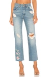 ANINE BING EMBROIDERED JEAN