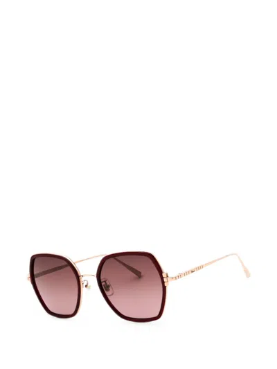 Chopard Geometric-frame Sunglasses In Red