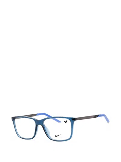Nike Rectangle-frame Glasses In 그레이