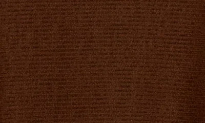 Max Studio Three-quarter Sleeve Rib Top In Saddle
