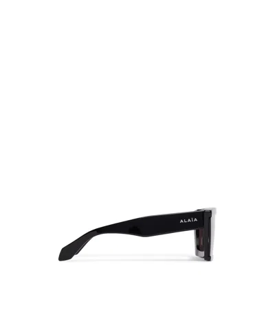 Alaïa Mask Oversized-frame Sunglasses In Black
