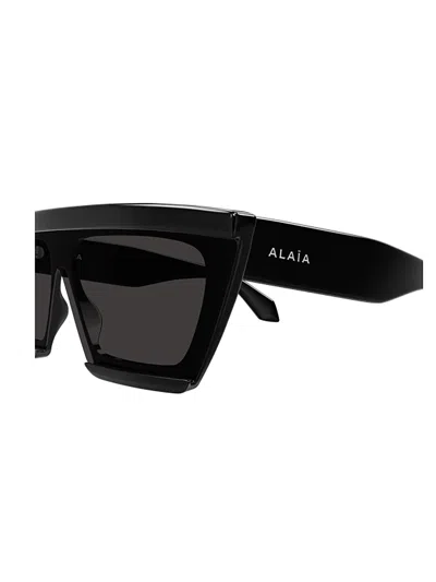 Alaïa Mask Oversized-frame Sunglasses In Black