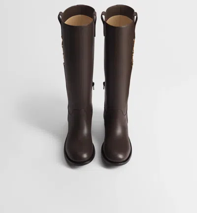 Dior Ly Boot In Brown
