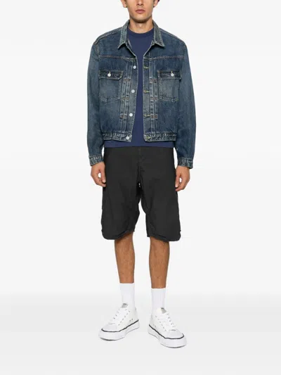 Visvim Eiger Sanction Cargo Shorts In Black