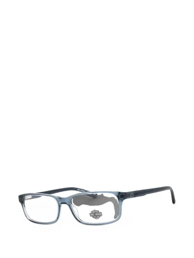 Harley-davidson Rectangle-frame Glasses In Blue