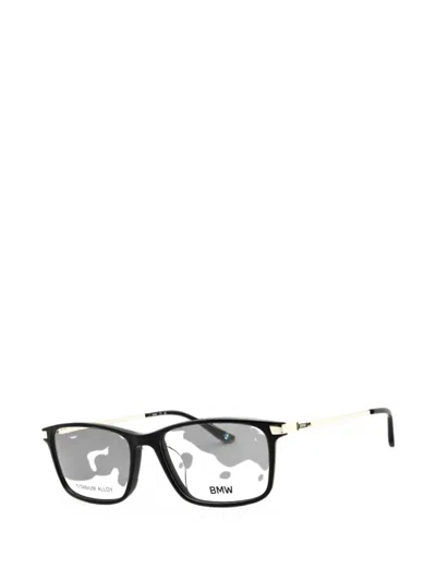 Bmw Rectangle-frame Glasses In Black