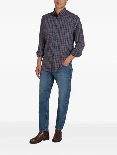 Slowear Glanshirt Check-pattern Shirt In Multi