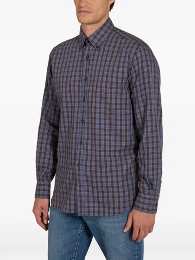 Slowear Glanshirt Check-pattern Shirt In Multi