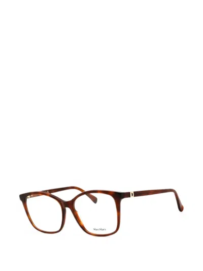 Max Mara Rectangle-frame Glasses In Multi
