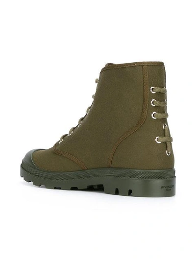 Givenchy Olympus Canvas Combat Boot