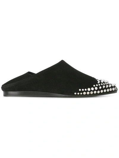 Shop Mcq By Alexander Mcqueen Studded Slip-on Shoes