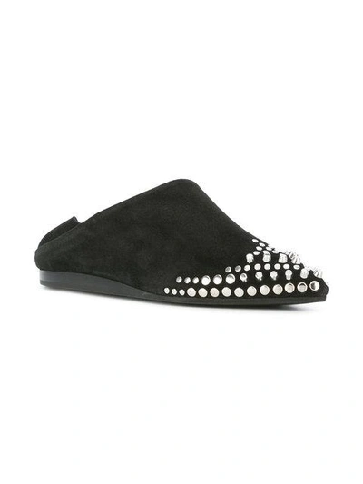 Shop Mcq By Alexander Mcqueen Studded Slip-on Shoes