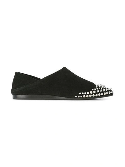 Shop Mcq By Alexander Mcqueen Studded Slip-on Shoes