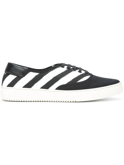 Off-white Spray Authentic Low-top Trainers In Nero