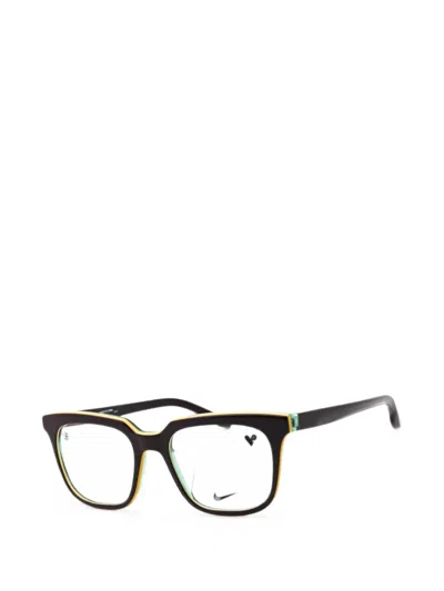 Nike Rectangle-frame Glasses In Black