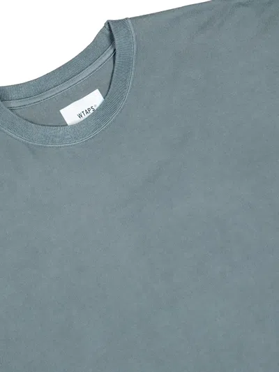Wtaps Logo-print T-shirt In Blue