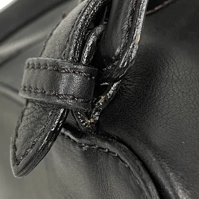 Pre-owned Chanel Black Leather Backpack ()