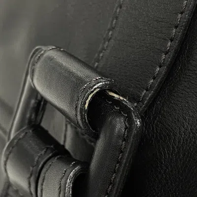 Pre-owned Chanel Black Leather Backpack ()