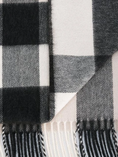 Shop Burberry The Large Classic Cashmere Scarf In Check In Neutrals