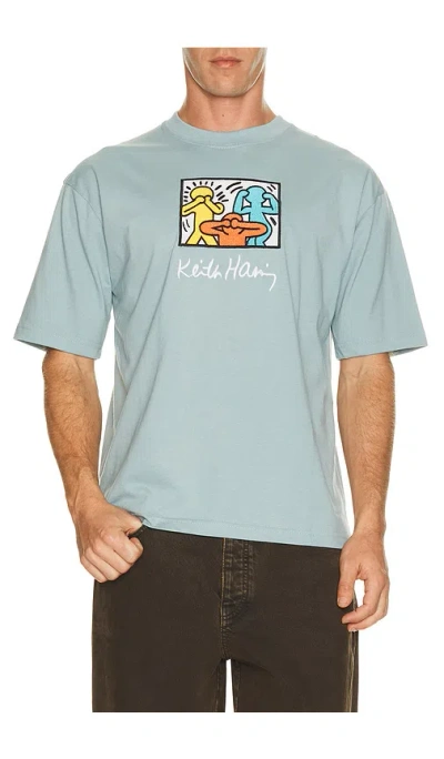 Reason Keith Haring Tee In Light Blue