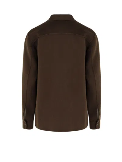 Aspesi Button-front Shirt Jacket In Black