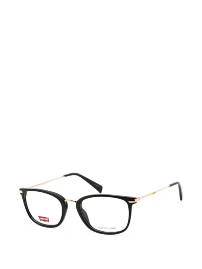 Levi's Rectangle-frame Glasses In Black