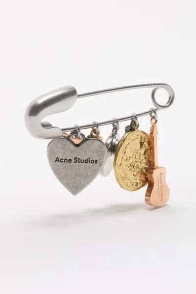 Acne Studios Charms Brooch In Multi