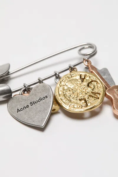 Acne Studios Charms Brooch In Multi