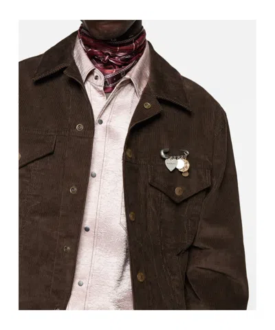 Acne Studios Charms Brooch In Multi
