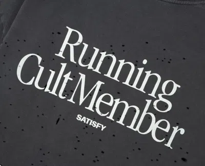 Satisfy Logo Long Sleeve T-shirt In Gray