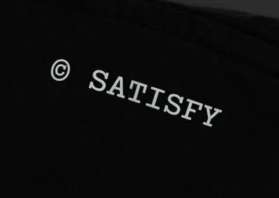Satisfy Logo Long Sleeve T-shirt In Gray
