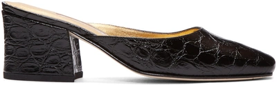 Dorateymur Black Model Z Slip-on Heels