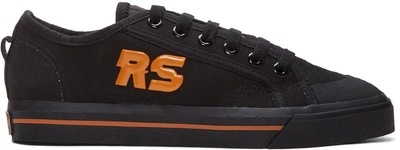 Raf Simons Black Adidas Originals Edition Spirit Low Sneakers