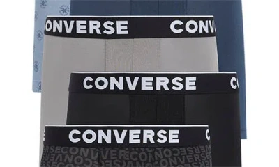 Converse Assorted 5-pack Boxer Briefs In  Navy