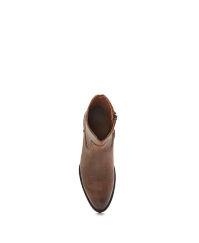 Frye Austin Western Boot In Brown