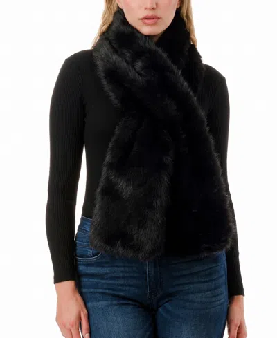 Marcus Adler Polyester Neck Loop Scarf In Black