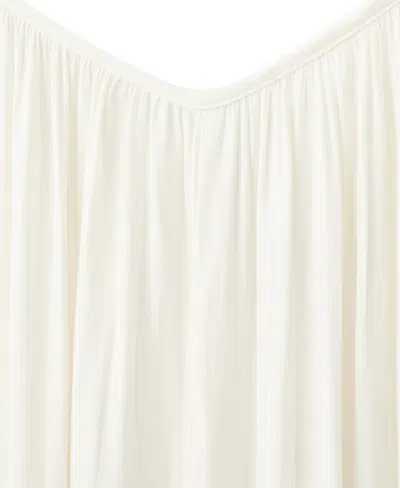 Mango Belted Romper In White