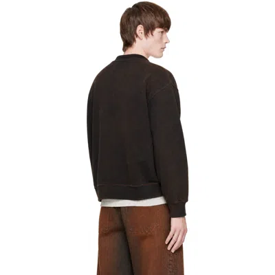 Egonlab Black Egonic 'lazarus' Crosses Sweatshirt In Aw26-025 Black Ameri