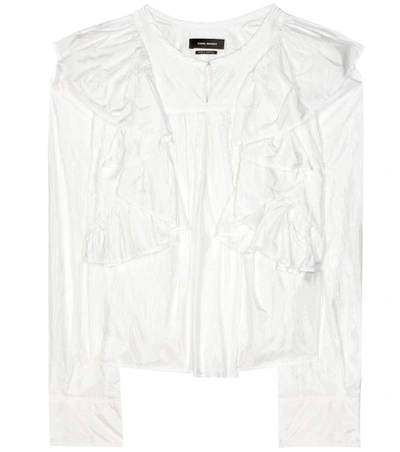 Shop Isabel Marant Arlington Top In White