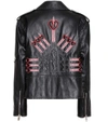 VALENTINO Embellished leather jacket