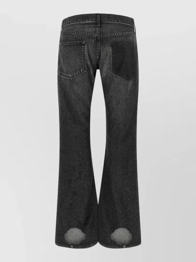 Junya Watanabe Patchwork Denim Jeans In Black