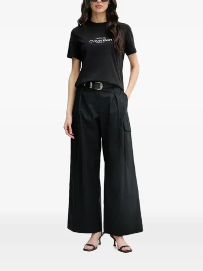 Blauer Wide-leg Cargo Pants In Multi