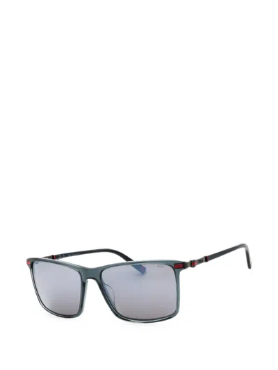 Fila Rectangle-frame Sunglasses In Gray