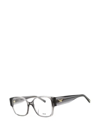 Mcm Rectangle-frame Glasses In Gray