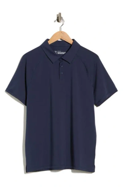 Z By Zella Performance Polo In Navy Eclipse
