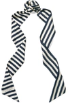 BURBERRY Striped silk-twill scarf