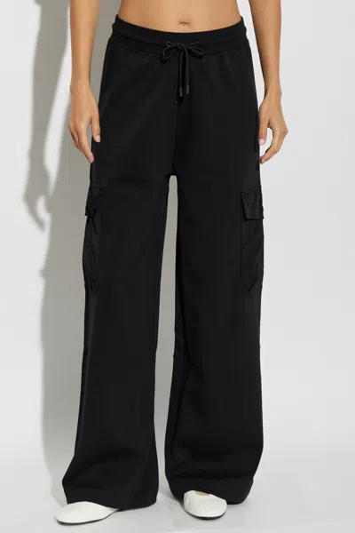 Woolrich Drawstring Cargo Pants In Black