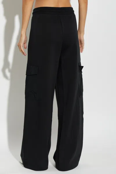 Woolrich Drawstring Cargo Pants In Black