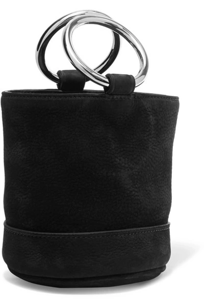 Shop Simon Miller Bonsai 15 Nubuck Bucket Bag In Black